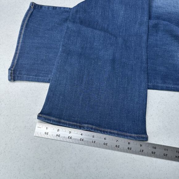 American Eagle Jeans 12 Curvy Lowrise Kick Bootcut Next Level Blue Denim NEW - Picture 10 of 10
